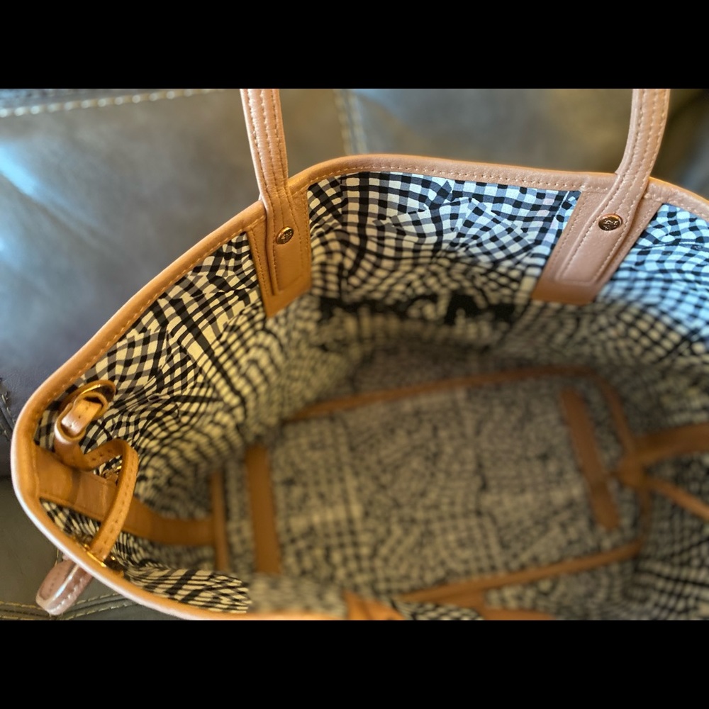 Mcm Large Tote With Insert Bag And Chain Clutch/ … - image 3